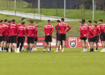 VIDEO/ Kombëtarja kryen seancën e dytë stërvitore për kualifikueset e “Euro 2024”