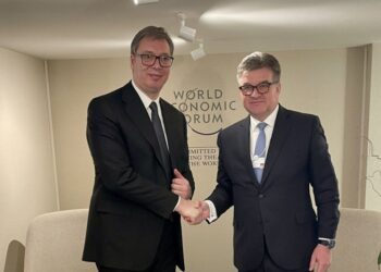 Forumi në Davos, Lajçak flet pas takimit me Vuçiç