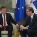 Lajçak në Beograd, Vuçiq kërkon anulimin e vendimit të BQK-së për dinarin
