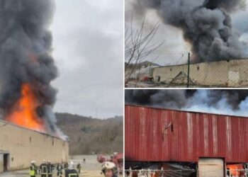 Rreth 900 tonë bateri litiumi përfshihen nga zjarri në një fabrikë në Francë