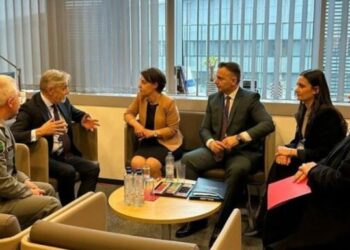 Gërvalla viziton Misionin e Përhershëm të Shqipërisë në NATO