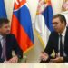 Lajçak dhe Vuçiç, takim për vazhdimin e dialogut mes Kosovës dhe Serbisë