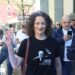 Foto/ Argita Malltezi i bashkohet me një mesazh protestës së opozitës