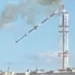 FOTO/ Raketa ruse shkatërron kullën televizive në Kharkiv