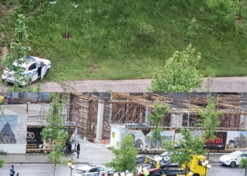 Aksident në Tiranë/ Makina e policisë përfundon në lumin Lana, plagosen 2 efektivë