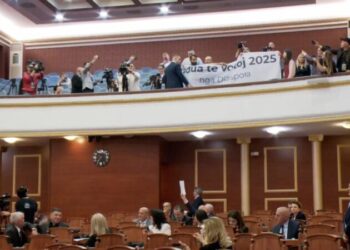 FOTO-LAJM/ Protestuesit hyjnë në Kuvend, kërkojnë votën e diasporës