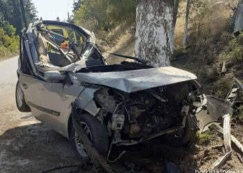 Greqi/ Makina përplaset me pemën, humb jetën 25-vjeçari shqiptar