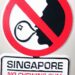 Të shesësh apo mbash çamçakëz, e jashtëligjshme në Singapor