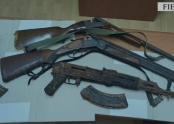 Armë dhe municione në banesë, arrestohet 60-vjeçari në Fier (EMRI)