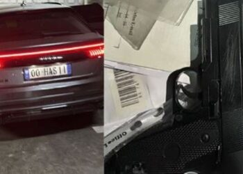 Qëlloi në ajër me pistoletë në autostradën Tiranë-Durrës, arrestohet 24-vjeçari