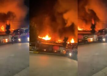 Tiranë/ Shkrumbohen nga flakët pesë dyqane, nuk raportohen të lënduar