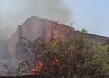 Zjarr në Lushnjë, marrin flakë magazinat e vjetra