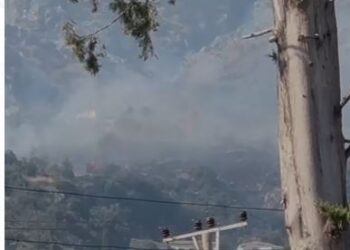 Zjarr masiv përfshin Dhërmiun, kërkohet ndihmë nga ajri