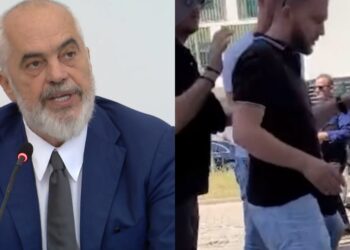 “O maskara…”/ Policia ndalon protestën e të rinjve përballë Ramës