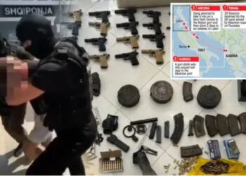 “The Sun”: Armët e kapura për në Angli, trafikoheshin nga një grup në Tropojë