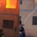 Shijak/ Përfshihet nga flakët Komisariati i policisë