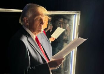 Eric Trump ndan foton e babait të tij pak para fjalimit