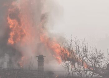 Përfshihet nga flakët një banesë në Maliq