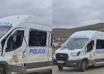 Aksident në aksin Përrenjas-Qafë Thanë, furgoni i policisë përplaset me kamionin