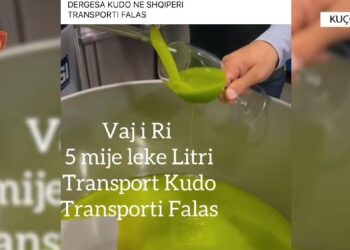 Shisnin vaj ulliri të përzier, pas babait arrestohet dhe i biri