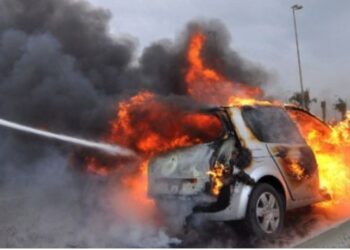 Merr flakë një automjet në Fushë Krujë