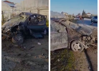 Aksident i rëndë në aksin Berat-Dimal, mjeti përfundon në kanal