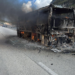 Përfshihet nga flakët autobusi i linjës Sarandë-Tiranë