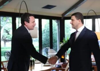 Para seancës së konstituimit, kryeministri Albin Kurti takon liderin e PDK