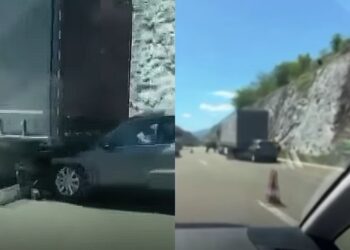 Vetura përplaset me kamionin, humb jetën e reja shqiptare në Prizren