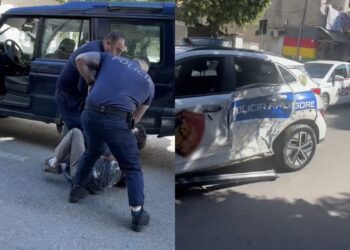 Si në filma! I riu përplas disa makina dhe rrezikon qytetarët, arrestohet