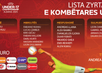 Europiani U-17/ Shqipëria publikon listën zyrtare të lojtarëve për turneun historik