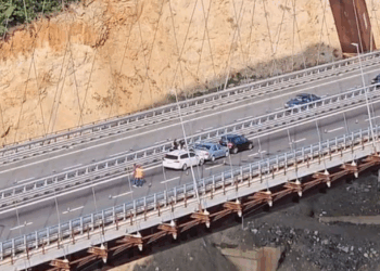 Aksident në urën e re të Kukësit! Përplasen tre automjete