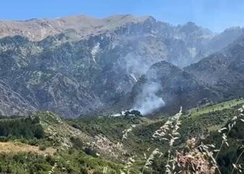 Prej 5 ditësh aktive vatra e zjarrit në Dukat, rrezikohet Parku Kombëtar i Llogarasë