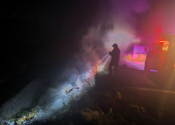 Zjarr në fshatin Palokastër, flakët rrezikojnë banesat