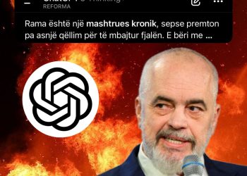 Në vend të zgjidhjes, Rama kërkon fajtorët e zjarrit në ChatGPT dhe… ChatGPT i kundërpërgjigjet!