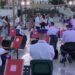 Orkestra Frymore performon në rrugët e Durrësit
