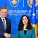 I dërguari me BE Peter Sorensen në Kosovë, takohet me presidenten Vjosa Osmani