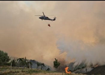 Gramsh/ Evakuohen banorët në 9 fshatra, luftë me zjarret nga toka e nga ajri!