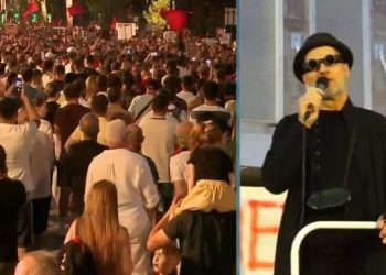 Robert Aliaj nga protesta: Ministrat s’kanë këllqe të flasin, Rama të mos bullizojë të rinjtë