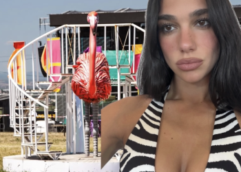 Dua Lipa vendos flamingot në hyrje të “Sunny Hill”, simboli i protestës kundër qeverisë Rama