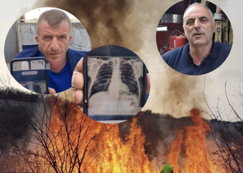 Zjarrfikësit heronj, të sëmurë, me brinjë të dëmtuara e pa mjetet e nevojshme luftojnë me flakët: “Nuk dorëzohemi deri në fund”